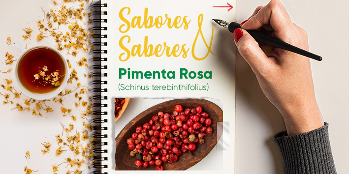 Sabores e saberes: Pimenta rosa